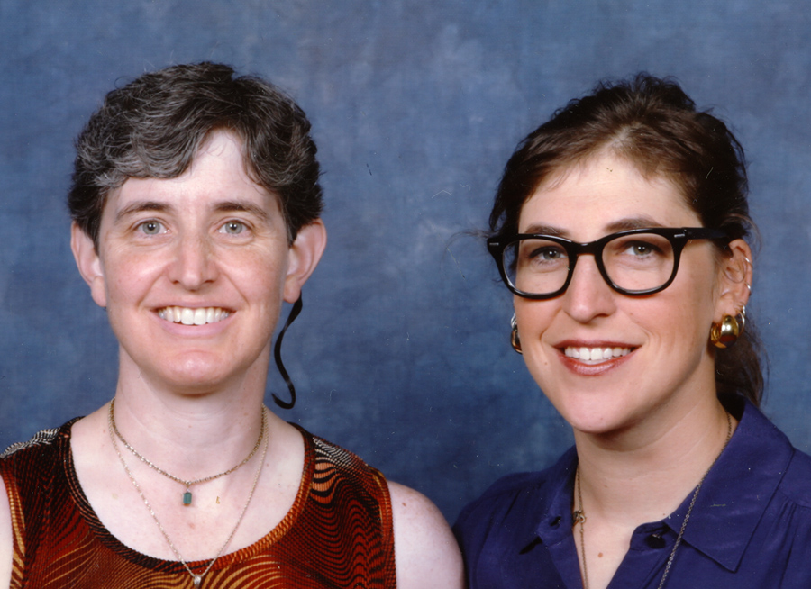 Jennifer Fletcher and Mayim Bialik Jennifer Fletcher and student
