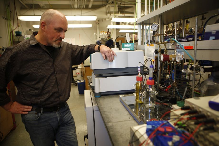 john coates in the lab